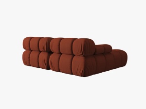 COLTAR MODULAR BELLIS, STANGA, 2 LOCURI, 191 CM, SCORTISOARA 44, TAPITERIE DIN CATIFEA 3D, DESIGN DEOSEBIT - Img 2