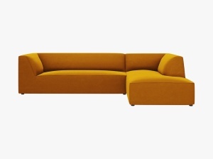 COLTAR MODULAR RUBY, DREAPTA, 4 LOCURI, 273 CM, DIVERSE CULORI SI MATERIALE, DESIGN DEOSEBIT - Img 22