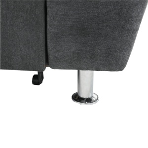 COLTAR SANTIAGO, MODEL STANGA, GRI, DIN TEXTIL, EXTENSIBIL, STIL MODERN, TK - Img 3