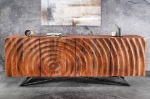 COMODA/BUFET LIVING, ZEN 177CM, LEMN DE MANGO, MARO/NEGRU, ARTIM GROUP SELECTION