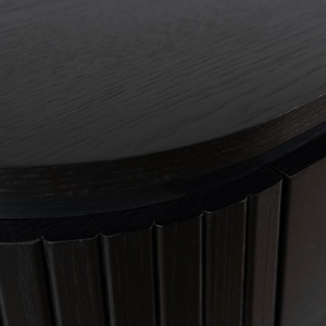 COMODA LIVING 160CM, ARTIM MEBLE, CU 3 USI, REALIZATA DIN MDF, CULOARE NEAGRA, STIL MODERN - Img 6