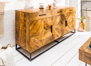 COMODA LIVING INFINITY MANGO 39239 DIN LEMN MASIV DE MANGO, DESIGN VINTAGE