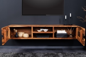 COMODA TV, AMAZONAS 160CM, LEMN MASIV DE SHEESHAM, MONTAJ SUSPENDAT, ARTIM GROUP SELECTION - Img 5
