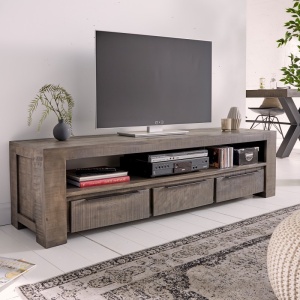 COMODA TV, IRON CRAFT 170CM, DIN LEMN DE MANGO, STIL INDUSTRIAL, ARTIM GROUP SELECTION