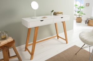 CONSOLA/BIROU SCANDINAVIA 38813 ALB STIL NORDIC