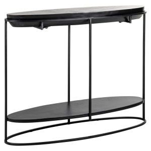 CONSOLA CALESTA BLACK, 825216, CONFECTIONATA DIN ALUMINIU, STIL MODERN
