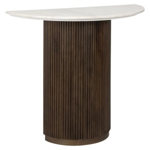 CONSOLA MAYFIELD MARO, 7770, CONFECTIONATA DIN LEMN DE MANGO, FIER SI MARMURA DE MORCHANA, STIL MODERN