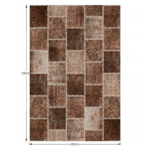 Covor 80x150 cm, maro, ADRIEL TIP 2, 0000203350 - Img 5