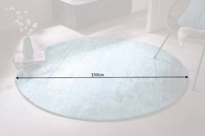 COVOR DEOSEBIT ROTUND, MODERN ART 150CM, COD 41263, TURCOAZ/BEJ - Img 7
