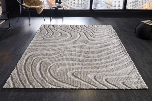 COVOR, WAVE 170X240CM, GRI/BEJ, POLIESTER, ARTIM GROUP SELECTION