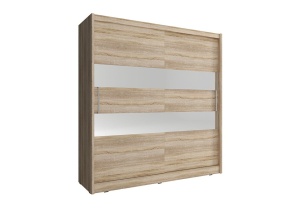 DULAP DORMITOR MAJA II 200 STEJAR SONOMA DESIGN MODERN PSK