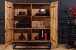 DULAP LIVING 120CM, LEMN DE MANGO SI CADRUL DIN METAL, ARTIM GROUP COLLECTION - Img 5