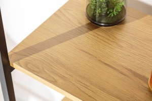 DULAP ORGANIZATOR OFFICE, STUDIO 180CM, COD 40627, DIN METAL SI MDF, CULOAREA STEJARULUI - Img 3