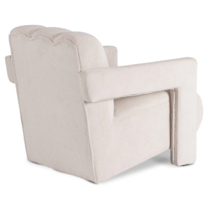 FOTOLIU, ARTIM MEBLE, REALIZAT DIN MATERIAL BOUCLE CREM SI METAL, STIL MODERN - Img 4