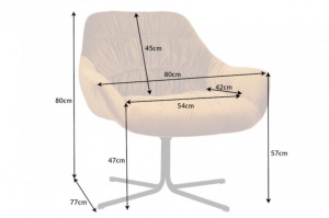 FOTOLIU CONFORTABIL, DUTCH, GALBEN MUSTAR, DIN CATIFEA COD 40010 DESIGN RETRO - Img 7