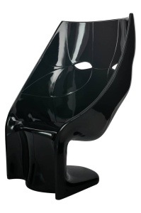 FOTOLIU CONFORTABIL NEMO FACE CHAIR, NEGRU, DIN FIBRA DE STICLA, STIL MODERN - Img 4