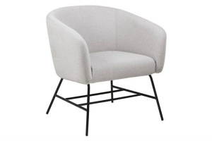 FOTOLIU CONFORTABIL, RAMSEY GRI/NEGRU, CU TAPITERIE DIN TEXTIL,, STIL MODERN B2
