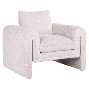 FOTOLIU CONFORTABIL SANDRO, CREM, TAPITERIE BOUCLE, STIL MODERN, RICHMOND INTERIORS