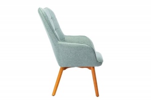 FOTOLIU CONFORTABIL SCANDINAVIA, DIN POLIESTER SI LEMN, VERDE LIME, COD 41426 - Img 5