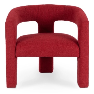 FOTOLIU DEOSEBIT, ARTIM MEBLE, REALIZAT DIN MATERIAL TEXTIL BOUCLE BURGUND, STIL MODERN - Img 2