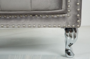 FOTOLIU DESIGN SUPERB ROYAL GRI ARGINTIU 38967 STIL VINTAGE - Img 6