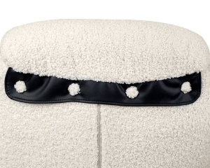 FOTOLIU MODERN, TAPE TEDDY, DIN METAL, PIELE ECO SI MATERIAL BOUCLE , DESIGN EXCLUSIVIST - Img 6