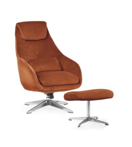 FOTOLIU PIVOTANT KENT, MARO/CROM, CONFECTIONAT DIN METAL SI TEXTIL