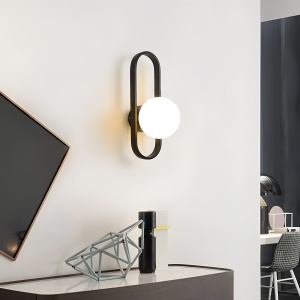 Lampa de perete APP1755-1W BLACK WHITE - Img 2