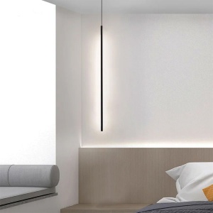 Lampă de tavan LED APP1413-C BLACK 100cm - Img 2