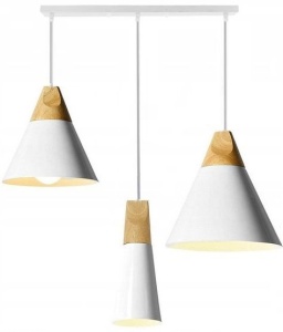 Lampa DE TAVAN SCANDI SET CP alb