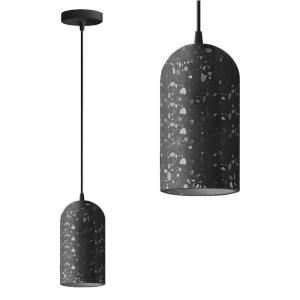 Lampă de tavan suspendată din beton APP997-1CP B BLACK