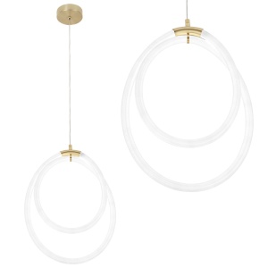 Lampa LED G021-CP Gold