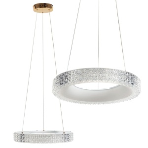 Lampa LED MS001-CP ROSE GOLD 40cm