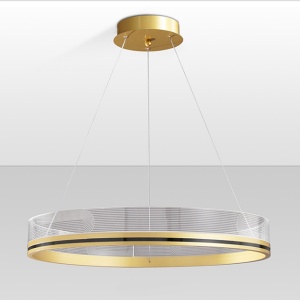 Lampă suspendată APP1189-CP Gold 40cm - Img 3