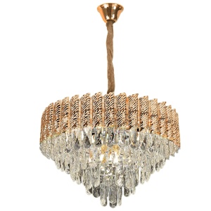 Lampă suspendată Cristal G054-CP 50cm GOLD