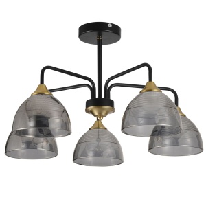 Lampă suspendată G085-5C BLACK GREY