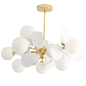 Lampă suspendată Gold/White APP1565-12
