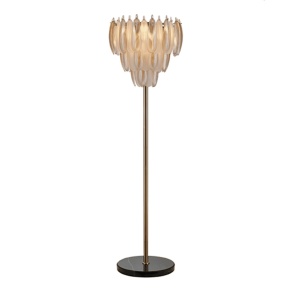 LAMPADAR CHLOE, 213859, ALAMA ANTICHIZATA, CONFECTIONAT DIN METAL, STICLA SI MARMURA, STIL MODERN