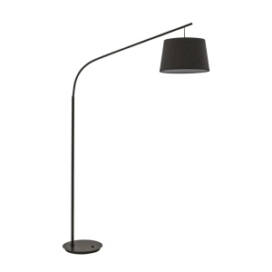 LAMPADAR DADDY PT1, NEGRU, DIN METAL, STIL MODERN