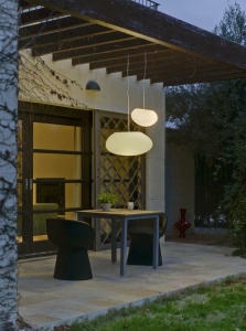 LAMPADAR EXTERIOR ILUMINAT PETRA 60 HANG STIL MODERN B2
