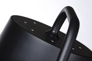 LAMPADAR FLAMING, NEGRU, DIN OTEL, STIL MODERN, B2 - Img 4