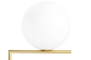 LAMPADAR HALM, DIN METAL SI STICLA, ALAMA/ALB, STIL MODERN, B2 - Img 3