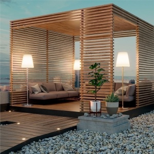 LAMPADAR NEW LOLA SLIM, 180 SOLAR & BATTERY, AURIU ROZE, CONFCTIONAT DIN METAL SI POLIETILENA - Img 2