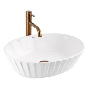 LAVOAR PE BLAT REA SAMANTA, ALB, 49 CM, CALITATE SUPERIOARA