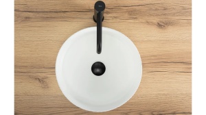 LAVOAR REA DELIA, ALB, 36 CM, DIN CERAMICA, CALITATE SUPERIOARA - Img 7
