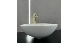 LAVOAR REA ERICA, ALB, 40 CM, DIN CERAMICA, CALITATE SUPERIOARA - Img 3