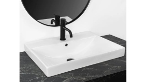 LAVOAR REA INCASTRAT MANDY, 60 CM, ALB, DIN CERAMICA, CALITATE SUPERIOARA