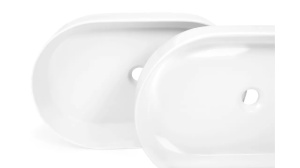 LAVOAR REA NADIA, ALB MAT, 61 CM, DIN CERAMICA, CALITATE SUPERIOARA - Img 6
