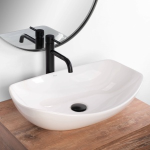 LAVOAR REA TANGO, ALB, 56,5 CM, DIN CERAMICA, CALITATE SUPERIOARA