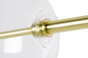 LUSTRA ASTRO, AURIE, DIN ALUMINIU SI STICLA, STIL MODERN, B2 - Img 7